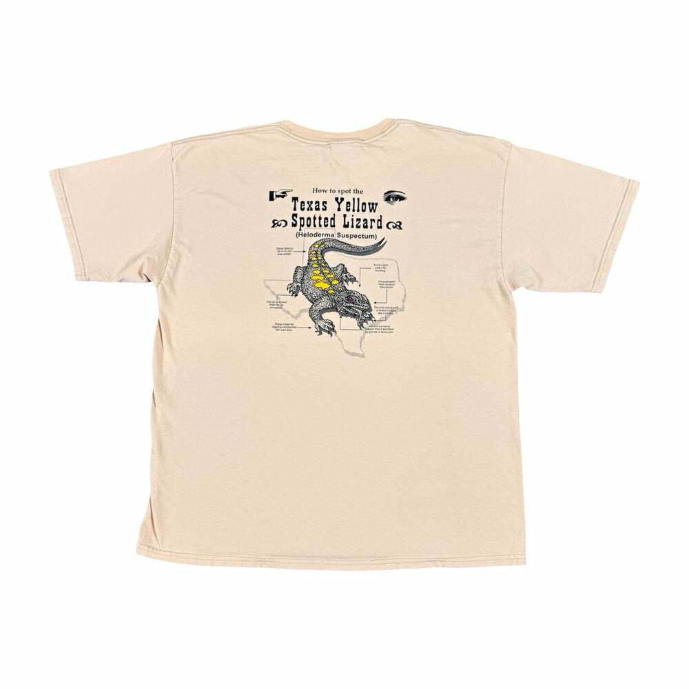 Vintage 2002 Disney Holes Movie Crew Only Short Sleeve Lizard Tshirt Size XL